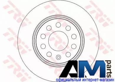 Передние тормозные диски Фольксваген Джетта DF4294 TRW
