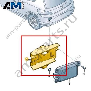 Держатель Volkswagen Scirocco 2015-2018 1K8907509Купить держатель 1K8907509 Фольксваген Сирокко 2015-2018- бесплатная доставка