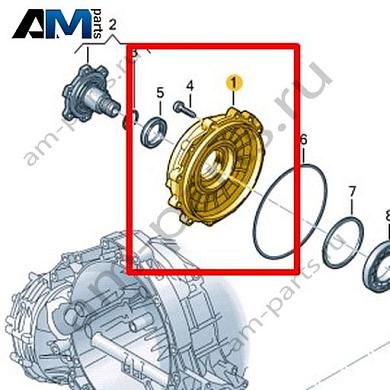 Фланец VAG 0CK409131Купить фланец 0CK409131 на Фольксваген/Ауди/Шкоду- минимальная цена