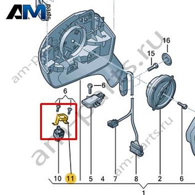 Держатель Volkswagen id4/id5 2021-2024 11A858390Купить держатель 11A858390 на Фольксваген id4/id5 2021-2024- акция