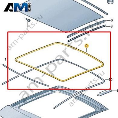 Уплотнитель Volkswagen Scirocco 2015-2018 1K8877439AКупить уплотнитель 1K8877439A Фольксваген Сирокко 2015-2018- гарантия наличия