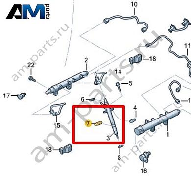 Уплотнительное кольцо VAG 0XW127179Купить уплотнительное кольцо 0XW127179 на Фольксваген/Ауди/Шкоду- минимальная цена