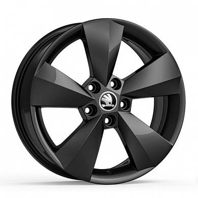 Литой диск R16 (Модель- NANUQ BL) Шкода Карок 57A071496BFL8