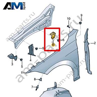 Распорка Volkswagen Jetta VII 2020-2024 17A809562AКупить распорку 17A809562A Фольксваген Джетта VII 2020-2024- спец. Цена