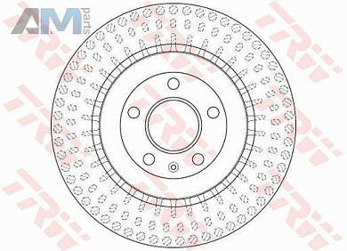 Задние тормозные диски TRW DF6175S Audi A7 (4G) 2011-2018