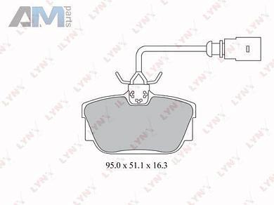 Колодки тормозные BD3027 (LYNXauto) для автомобилей VAG аналог 7M3698451FКупить колодки тормозные BD3027 производства LYNXauto для Фольксваген/Ауди/Шкода с доставкой точно в срок