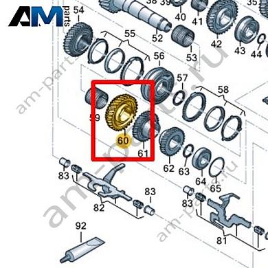 Свободно вращающаяся шестерня VAG 0A5311131APКупить свободно вращающуюся шестерню 0A5311131AP Фольксваген/Ауди/Шкода- бесплатная доставка