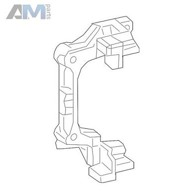 Скоба суппорта задняя левая на Mercedes C W205 (2014-2023) A2054230106
