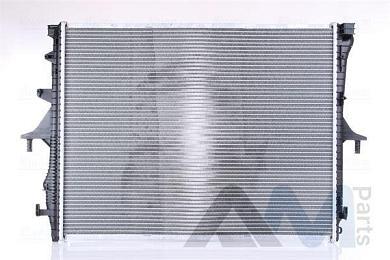 Радиатор охлаждения двигателя NISSENS (65276A) для Audi Q7 (4L) рестайлинг 3.0TDI