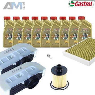 Комплект неоригинальных фильтров и моторное масло LL3 5W30 504/507 для ТО-1/3 Audi SQ8 TDI