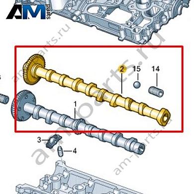 Распределительный вал VAG 06N109022DКупить распределительный вал 06N109022D для Фольксваген/Ауди/Шкода- акция