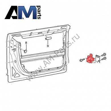 Петля передней двери нижняя левая Cayenne 95553141101