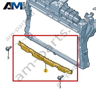 Направляющая Volkswagen T-Roc 2018-2024 2GA805705CКупить направляющая 2GA805705C на Фольксваген Т-рок 2018-2024- минимальная цена