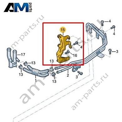 Кронштейн для трубопровода ОЖ VAG 04L121079AКупить кронштейн для трубопровода ОЖ 04L121079A на Фольксваген/Ауди/Шкоду- спец. Цена