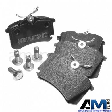 Тормозные колодки задние на Octavia A7 II рестайлинг5Q0698451M