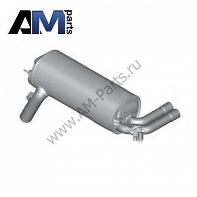 Задний глушитель 18308638767 на BMW F30 320i-320iX