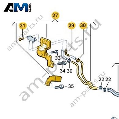 Управляющая магистраль с датчиком перепада давления VAG 06K131552DКупить управляющую магистраль с датчиком перепада давления 06K131552D Фольксваген/Ауди/Шкода по минимальной цене