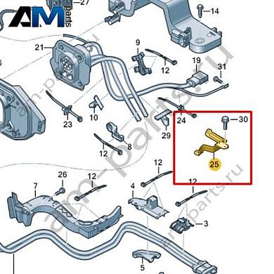 Держатель жгута проводов Volkswagen id3 2020-2024 1EA971458HКупить держатель жгута проводов 1EA971458H на Фольксваген id3 2020-2024- спец. Цена