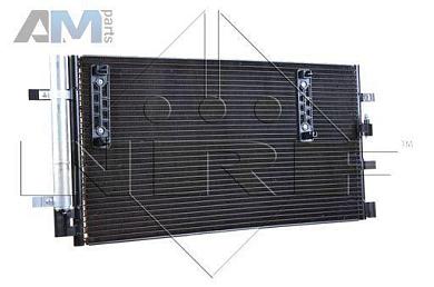 Радиатор кондиционера NRF (35916) для Audi Q5 (8R) 2008-2017 3.2FSI