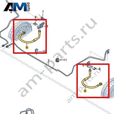 Тормозной шланг Volkswagen id3 2020-2024 1EA611775Купить тормозной шланг 1EA611775 для Фольксваген id3 2020-2024- выгодные цены