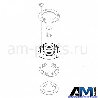 Тарелка опоры для Volkswagen Touareg 7P0412321AКупить оригинальную тарелку опоры Volkswagen Touareg 7P0412321A- Запчасти от дилера