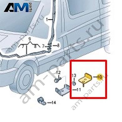 Держатель Volkswagen Crafter 2012-2016 2E0820892AКупить держатель 2E0820892A Фольксваген Крафтер 2012-2016- спец. Цена