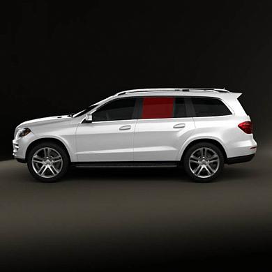 Стекло заднее левое A1667352610 Mercedes GL X166
