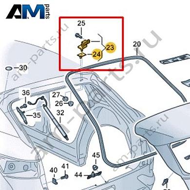 Петля крышки багажника левая Volkswagen id4/id5 2021-2024 11A827301Купить петля крышку багажника левую 11A827301 на Фольксваген id4/id5 2021-2024- минимальная цена