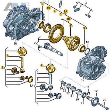 Дифференциал VAG 02J409021BBКупить дифференциал 02J409021BB Фольксваген/Ауди/Шкода- гарантия наличия