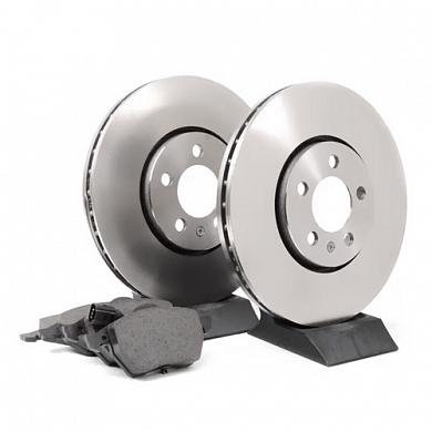 Передние тормозные диски 288х25 с колодками серии Economy Фольксваген Поло Седан (NEW) JZW698302BF