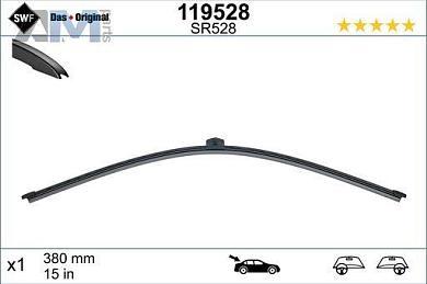 Комплект щеток стеклоочистителя (119528) SWF для Audi Q5 (FY) 2017-2020