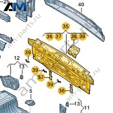 Несущая панель Volkswagen T-Roc Cabrio 2020-2024 2GC813301Купить несущую панель 2GC813301 Фольксваген Т-рок Кабриолет 2020-2024 на выгодных условиях