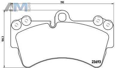 передние тормозные колодки P85065 (BREMBO) для автомобилей VAGЗаказать передние тормозные колодки P85065 производства BREМерседесO для Фольксваген/Ауди/Шкода по специальной цене