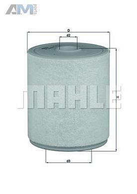 Воздушный фильтр MAHLE/KNECHT LX20494 на Audi A6 (С7) 2011-2018 4.2FSI RS6