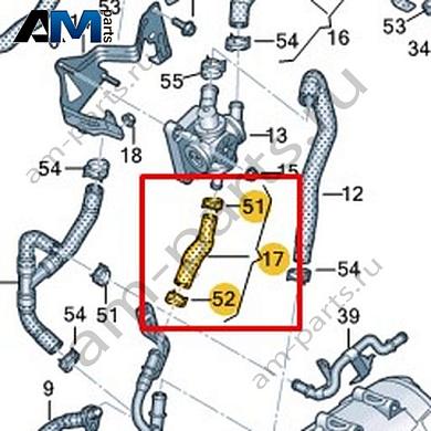 Шланг системы охлаждения VAG 059122920EКупить шланг системы охлаждения 059122920E на Фольксваген/Ауди/Шкоду по минимальной цене