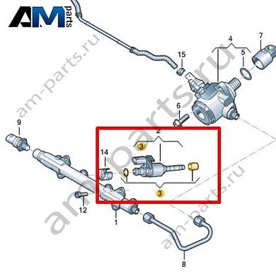 Ремонтный комплект для блока клапанов VAG 04E998907Купить ремонтный комплект для блока клапанов 04E998907 Фольксваген/Ауди/Шкода- бесплатная доставка