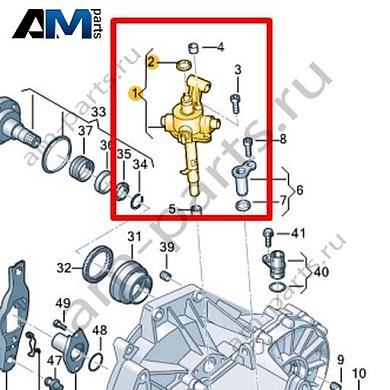 Механизм переключения VAG 0AF301230KКупить механизм переключения 0AF301230K Фольксваген/Ауди/Шкода- минимальная цена