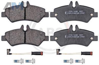 Задние тормозные колодки ABS 37555 для Volkswagen Crafter (2006-2016)