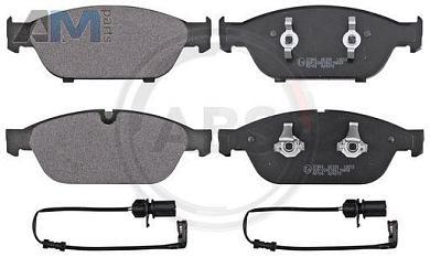 Передние тормозные колодки ABS 37864 на Audi A8 (D4) 2010-2017