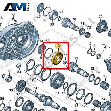 Конический роликовый подшипник VAG 0A5311220EКупить конический роликовый подшипник 0A5311220E Фольксваген/Ауди/Шкода- минимальная цена