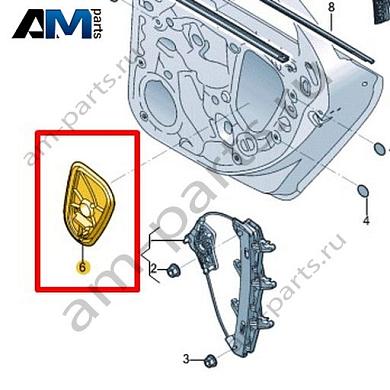 Накладка Volkswagen Jetta VII 2020-2024 17A839916AКупить накладку 17A839916A на Фольксваген Джетта VII 2020-2024- акция