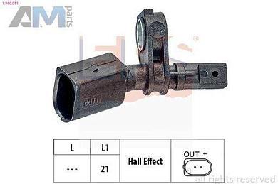 Датчик ABS передний правый (1960011) EPS для Skoda Octavia A7 (2013-2017)