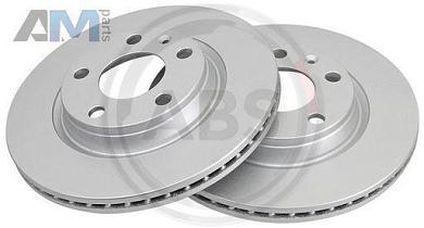 Передние тормозные диски ABS 16877 на Audi A4 (B6) 2001-2005