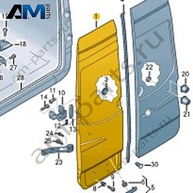Дверь распашная с проемом окна Volkswagen Crafter 2012-2016 2E1827091JКупить дверь распашную с проемом окна 2E1827091J на Фольксваген Крафтер 2012-2016 на выгодных условиях