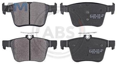 Задние тормозные колодки ABS 37965  Skoda 3V (2015-2023)
