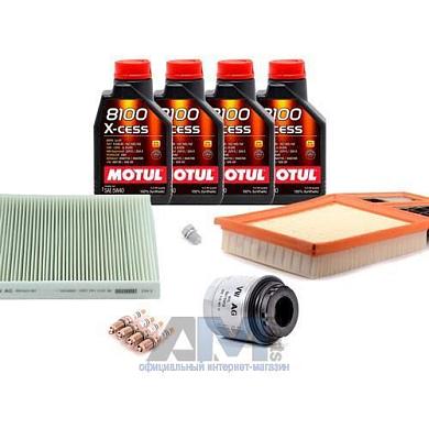 Набор ТО-2 для Фольксваген Polo Sedan (2015-2020) 1.6 CFNA с маслом Motul 5W40