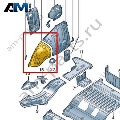 Усилитель колесной арки Volkswagen id3 2020-2024 1EA809688Купить усилитель колесной арки 1EA809688 для Фольксваген id3 2020-2024- гарантия наличия