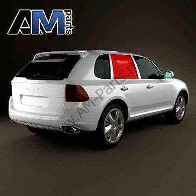 Стекло задней двери правое Кайен 95554261204