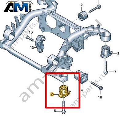 Сайлентблок Volkswagen id3 2020-2024 1EA505145JКупить сайлентблок 1EA505145J для Фольксваген id3 2020-2024- акция