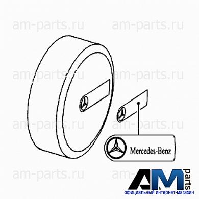 Эмблема на крышке запасного колеса (сзади) Mercedes G-klasse W463 A4638170316